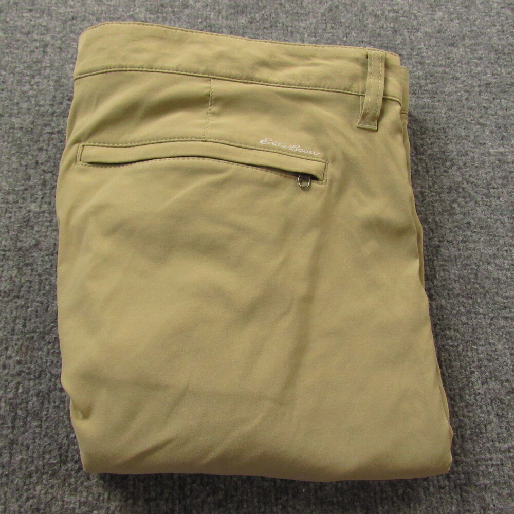Eddie Bauer Pants Mens 40 X 32 Travex Take Off Stretch Chino Hiking Outdoors Tan